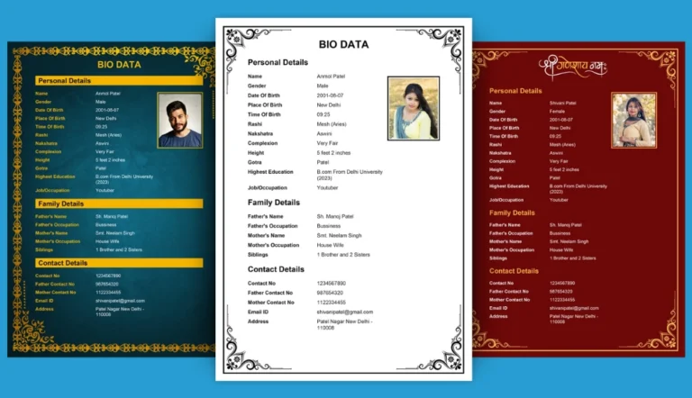 Bio-Data-Banaao-