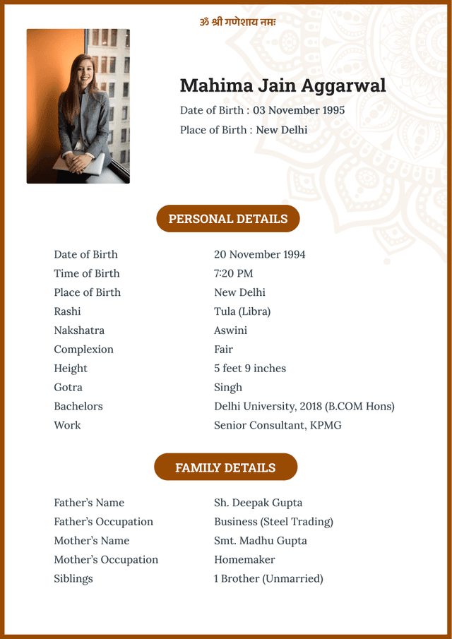 white-brown-theme-marriage-biodata-sample-format-girl